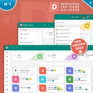 Révolution Pro Thème Dolibarr N°1