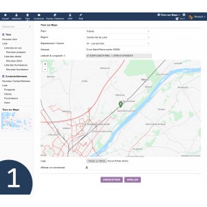 Terceros en mapas